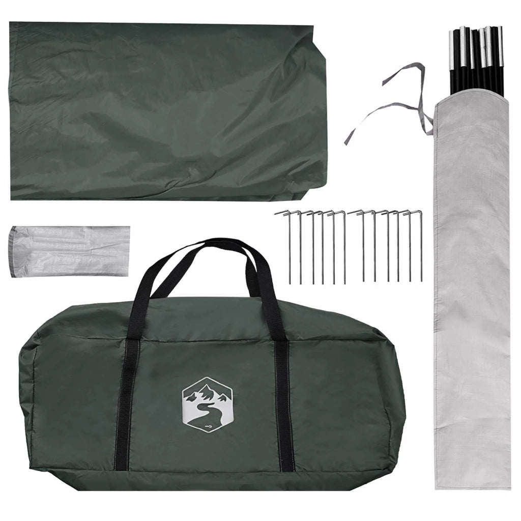 Tenda Party con tetto Verde militare 500 x 500 x 350 cm 42028610