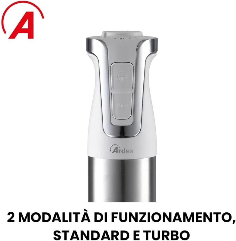 ARDES ARMIX02 FRULLATORE A IMMERSIONE IN ACCIAIO INOX 1000W