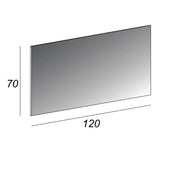 Specchio filo lucido Made in Italy 54084