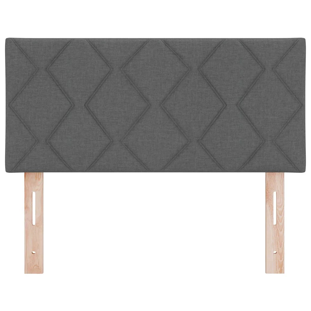 Testiera LED Grigio 90 cm Tessuto 3338188