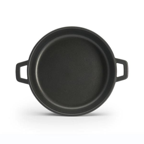 DE BUYER 8311.24 Choc Extreme Pentola Antiaderente con Coperchio in Vetro 4,5 L per Tutti i Fuochi incluso Induzione colore Nero
