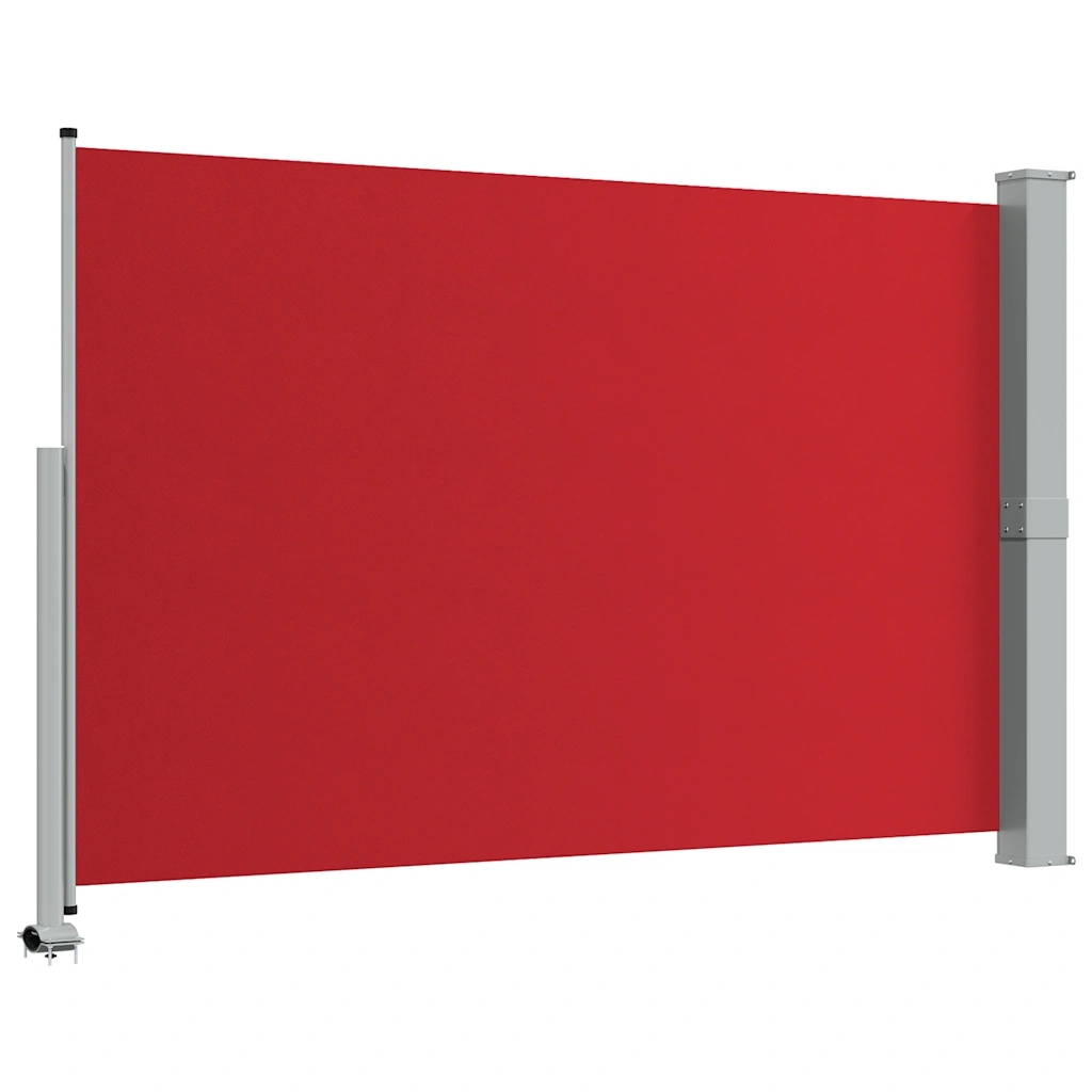 Tenda Laterale Retrattile per Patio 160x300 cm Rossa 48351