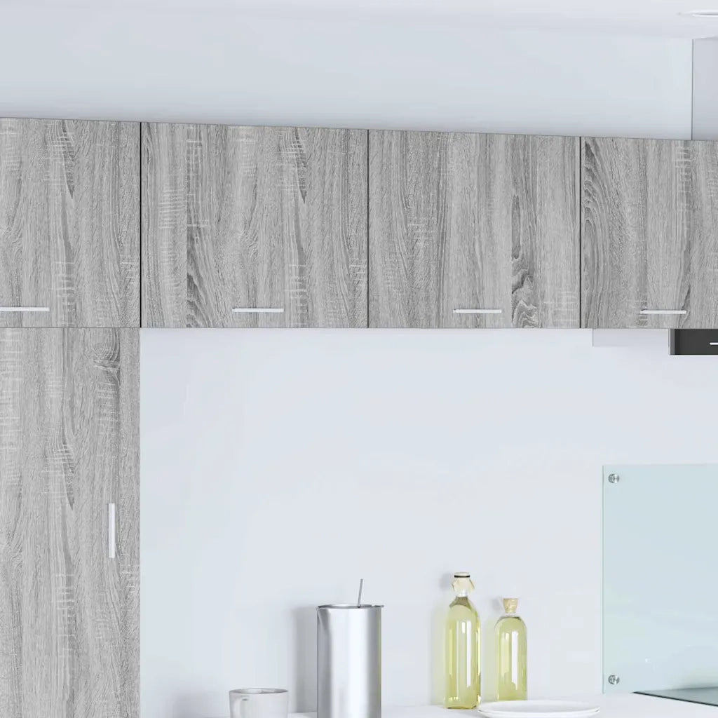 Armadio pensile 2 pcs Grigio Sonoma e Bianco 50 x 31 x 40 cm 884157