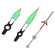 Orologi da parete con illuminazione a LED verde - compatibili con NH35/NH36 - duraturi - stili - installazione facile - forma oraria precisa - maniglie orarie