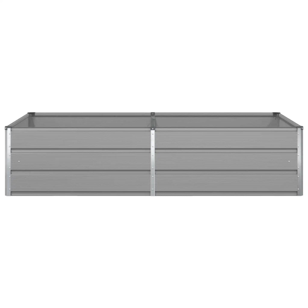 Fioriera Grigio chiaro 195 x 100 x 45 cm Acciaio zincato 42018167