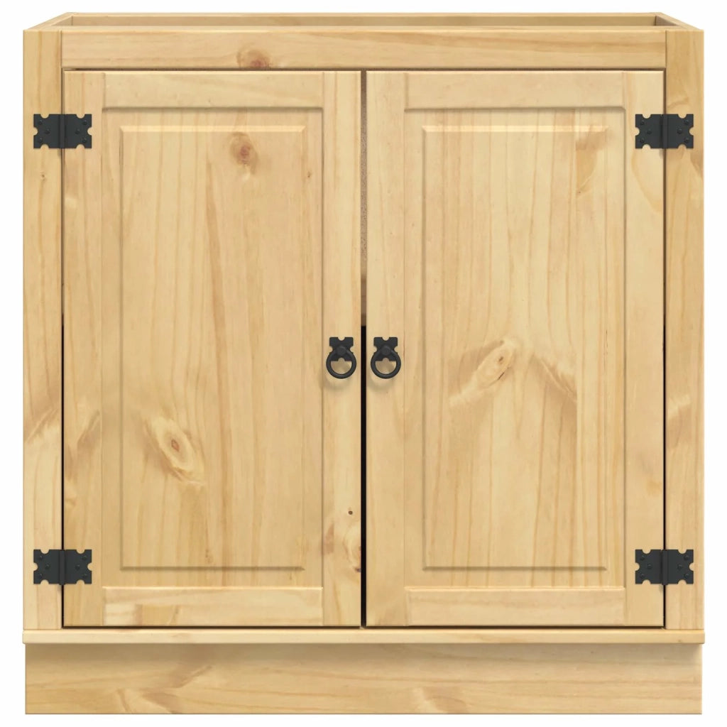 Armadietto SKI Marrone Miele 80 x 46 x 81,5 cm Pino massello