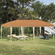 Tenda per feste a pop-up-Gazebo 575 x 290 x 245 cm Beige