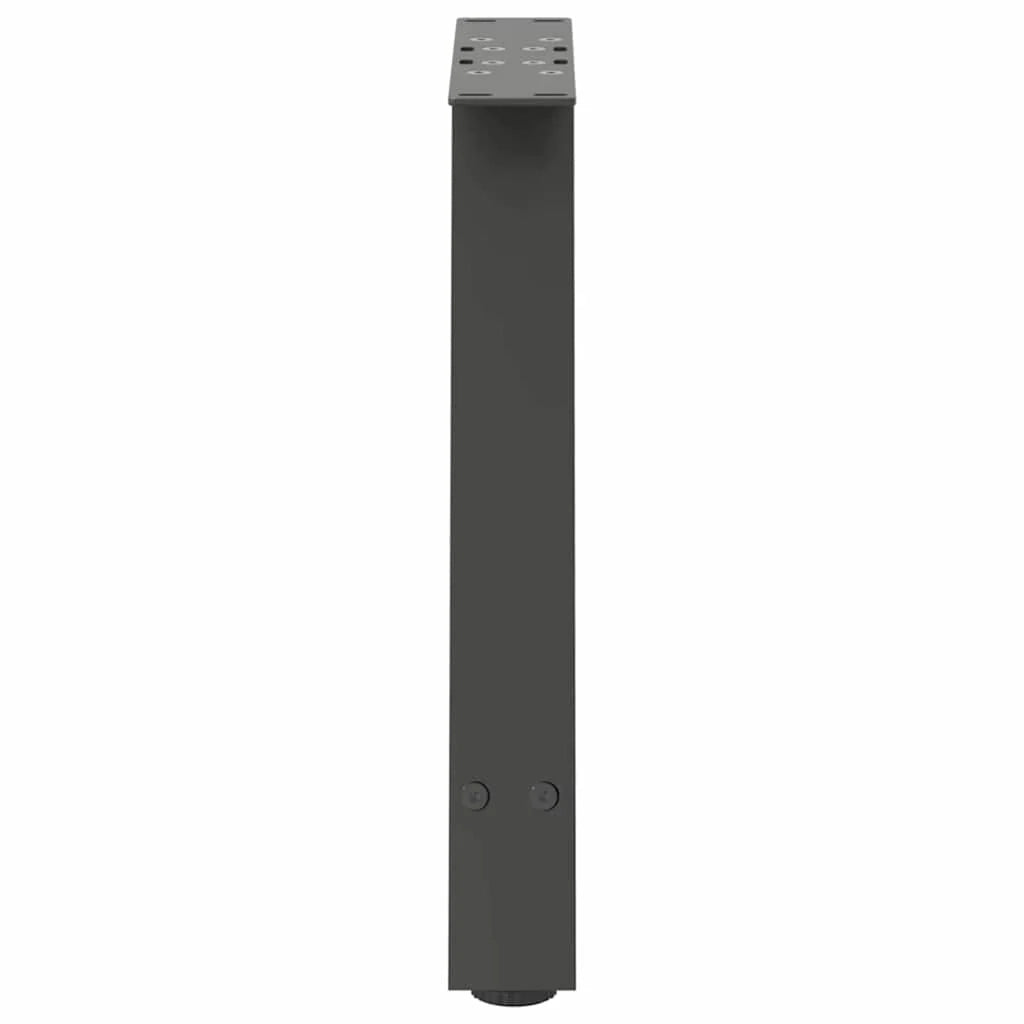Set di 2 gambe per tavolino da caffè a forma di A 50 x 42 x 43 cm finitura moderna stabile acciaio antracite 02_0057114