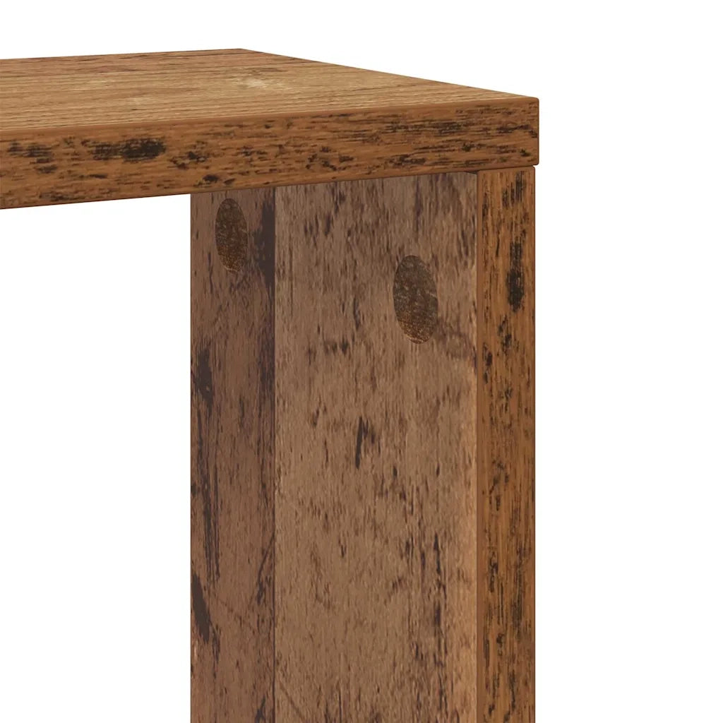vidaXL Mensole da Parete 2 pcs Legno vecchio 26 x 15 x 26 cm