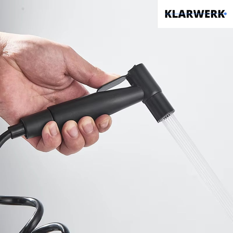 MAX |rubinetto miscelatore gastronomia montaggio a parete nero|rubinetto cucina professionale acciaio inox con doccetta|ristorante parete bocca piatta