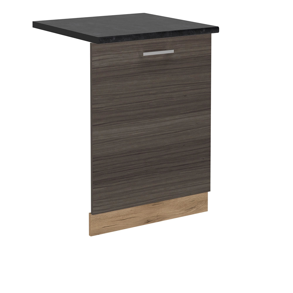 Pannello frontale della lavastoviglie R-Line Grigio nobile/Rovere dorato 60 cm, PL Antracite Vicco