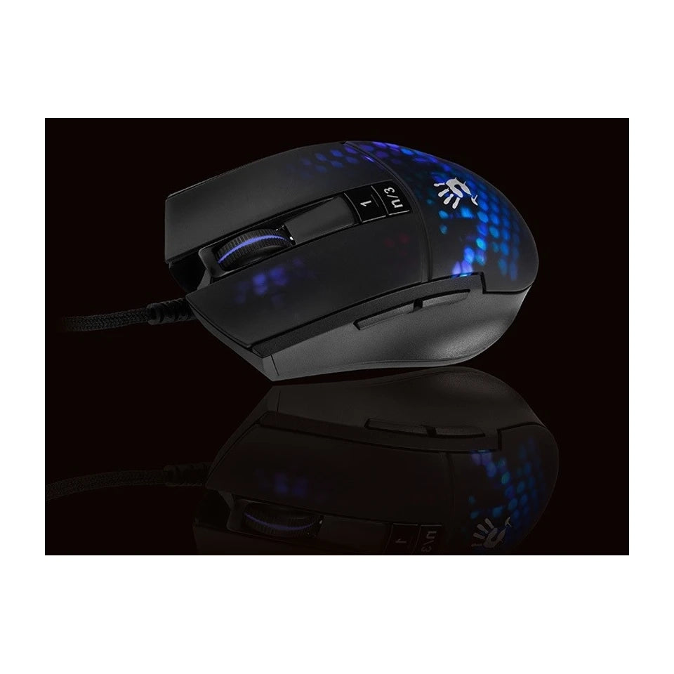 A4Tech BLOODY A4TMYS47113 L65 MAX RGB Honeycomb (Attivato) mouse USB Tipo-A Ottico 12 000 DPI