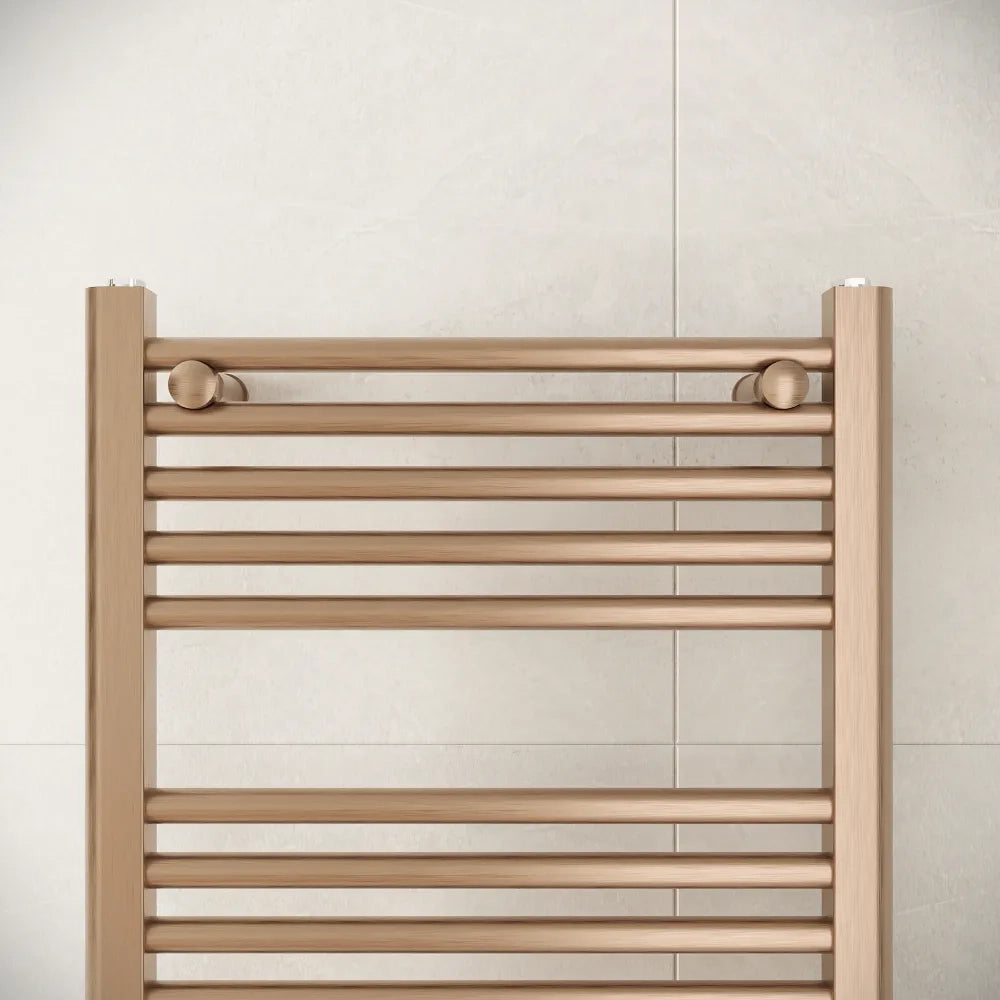 Termoarredo elettrico 1200x500 oro rosa interasse 450 | Polaris