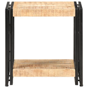 Tavolino 40x30x50 cm in Legno Massello di Mango Grezzo 320682