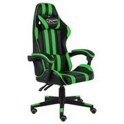 Sedia/seduta girevole da ufficio per uso al computer studio videogiochi e similpelle verde 02_0024227
