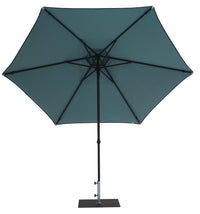 Ombrellone da Giardino Ø3 m Palo Ø38 mm in Alluminio Tessuto Dralon Acrilico Border Aguademar