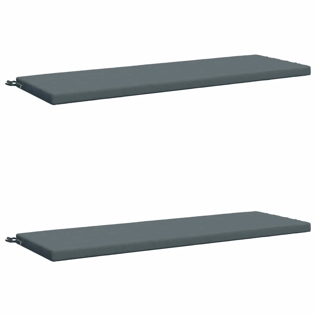 Cuscini per Panchina a 2 Pezzi SOEST 2 pz 100% Poliestere Blu 949381