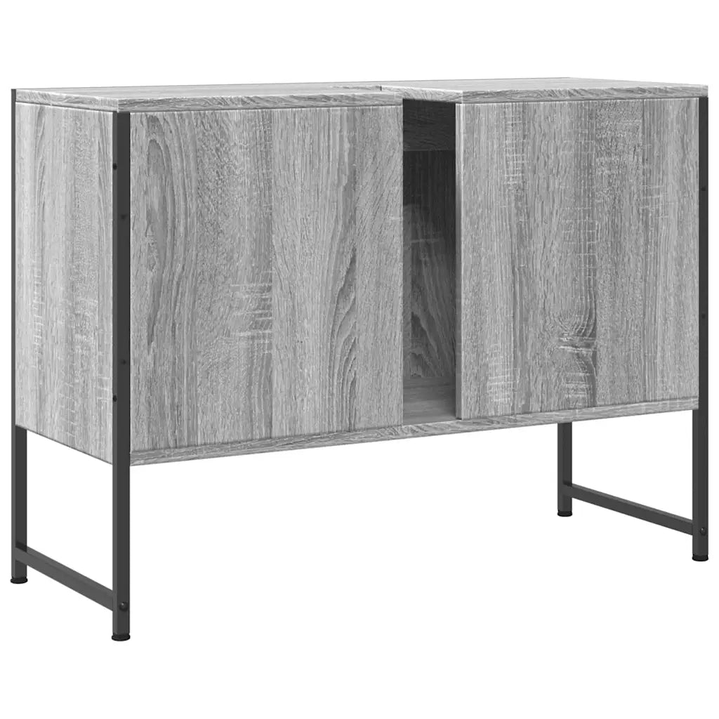 Mobile Lavabo | Armadio Lavabo Bagno Grigio Sonoma 60x30x60 cm Legno Multistrato
