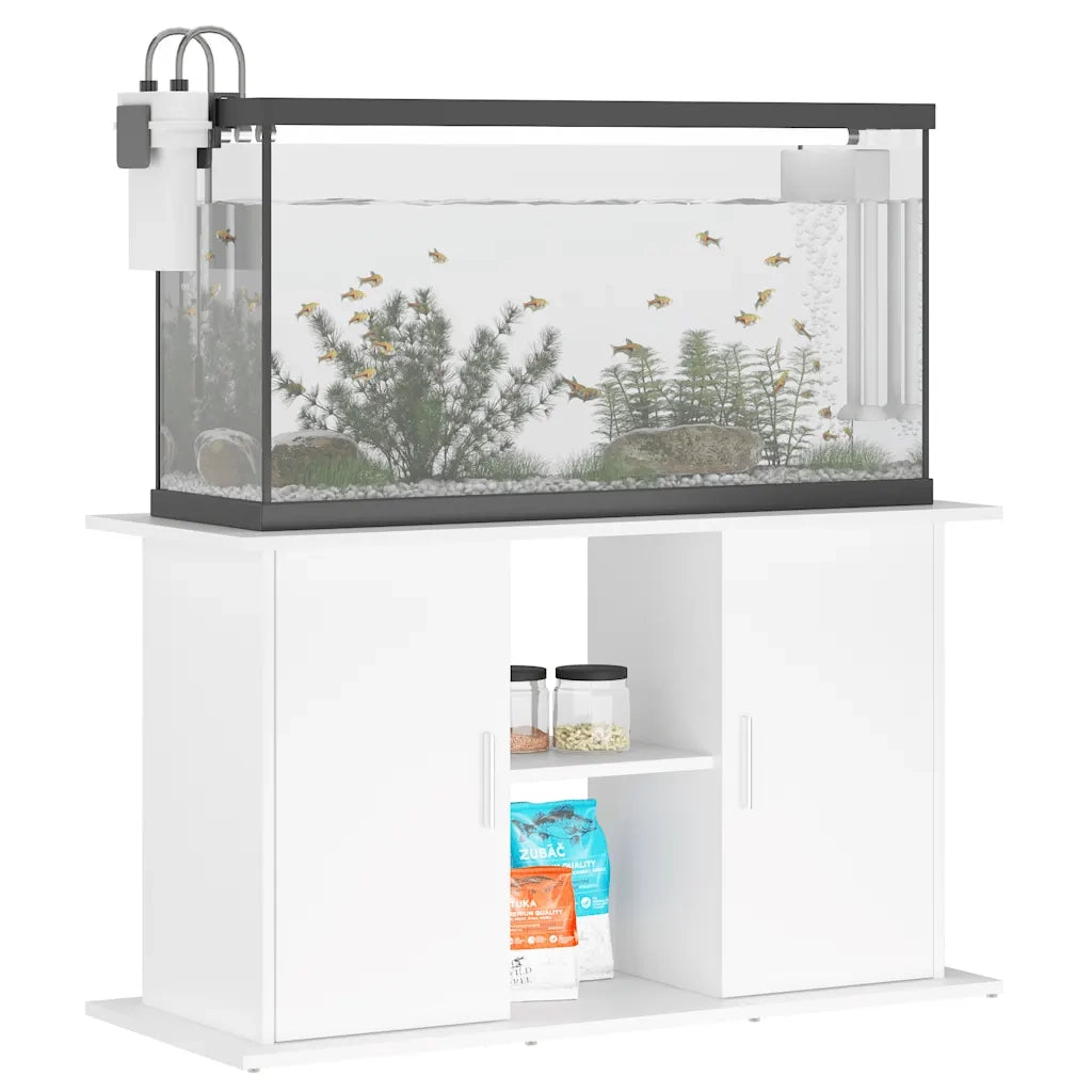 Supporto per Acquario 101x41x58 cm in Legno Multistrato Bianco CFW6266837
