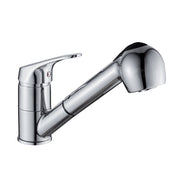 RUBINETTO MISCELATORE MONOCOMANDO PER LAVELLO CON DOCCETTA ESTRAIBILE SERIE BLU - 3/8  - AER