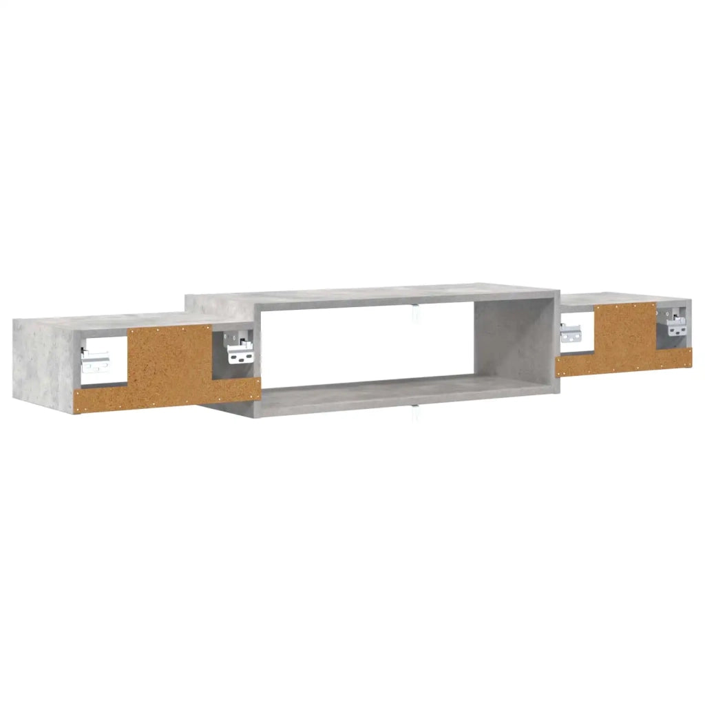 Mobile TV da Parete A parete Grigio Cemento 140 x 28 x 21 cm 8006000