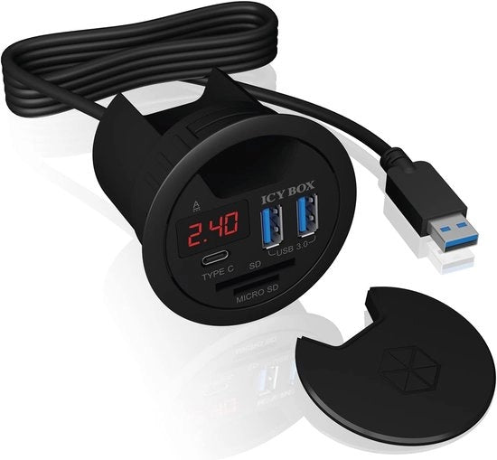 Hub USB alimentato - Hub USB - Hub USB alimentato - Divisore USB - Più porte USB - Caricamento e trasferimento dati - Laptop e PC - Lavoro da casa - Ufficio - Accessori - Universale