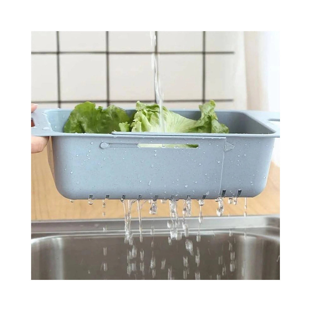 Trade Shop - Scolatutto Allungabile Regolabile Scola Piatti Gocciolatoio Accessorio Da Cucina -