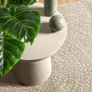 Tappeto ZIZUR Crema 140x200 cm Aspetto Iuta Interni ed Esterni 4010378