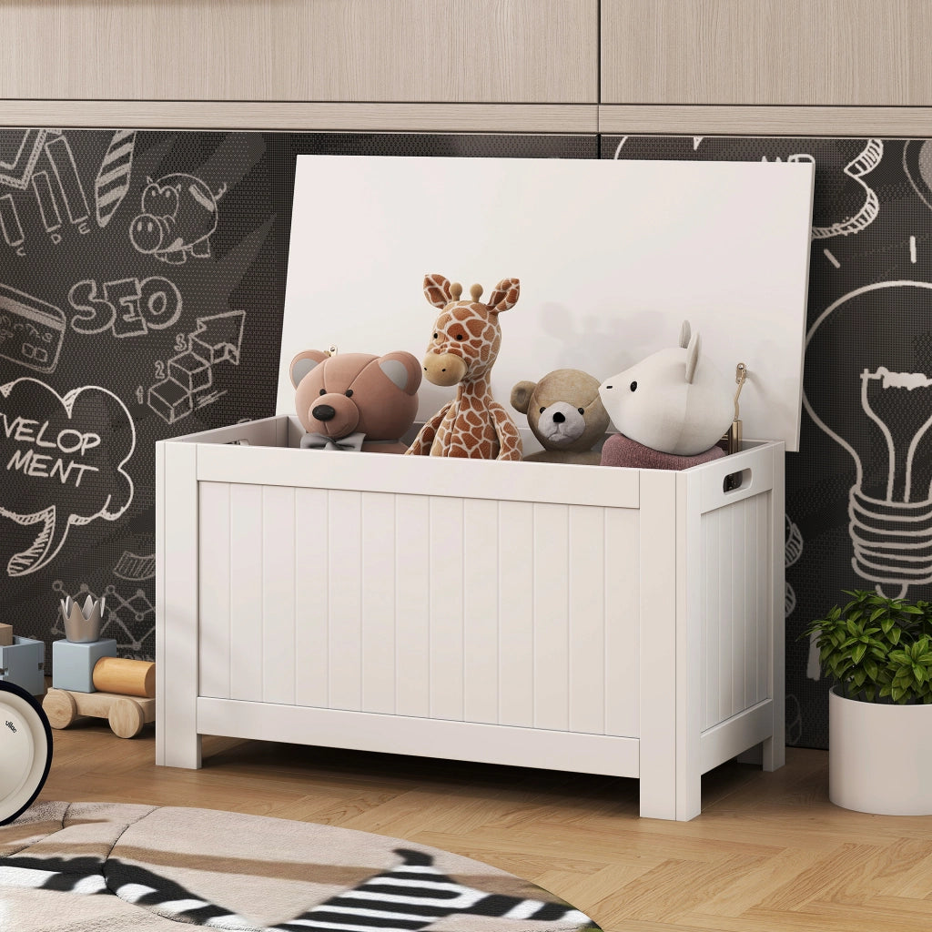 Baule per Soggiorno e Ingresso ¨C zephmum ¨C 81x40x46 cm Bianco