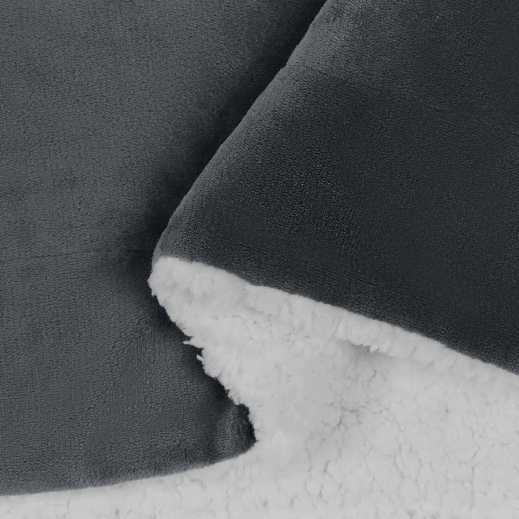 Coperta Grigio scuro 220 x 240 cm Panno 42016983