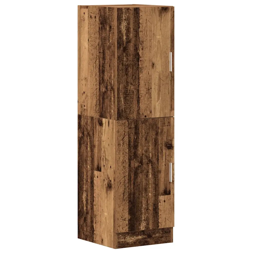 Set di Mobili da Cucina 2 pz-Armadietto Cucina Legno Antico in Truciolato