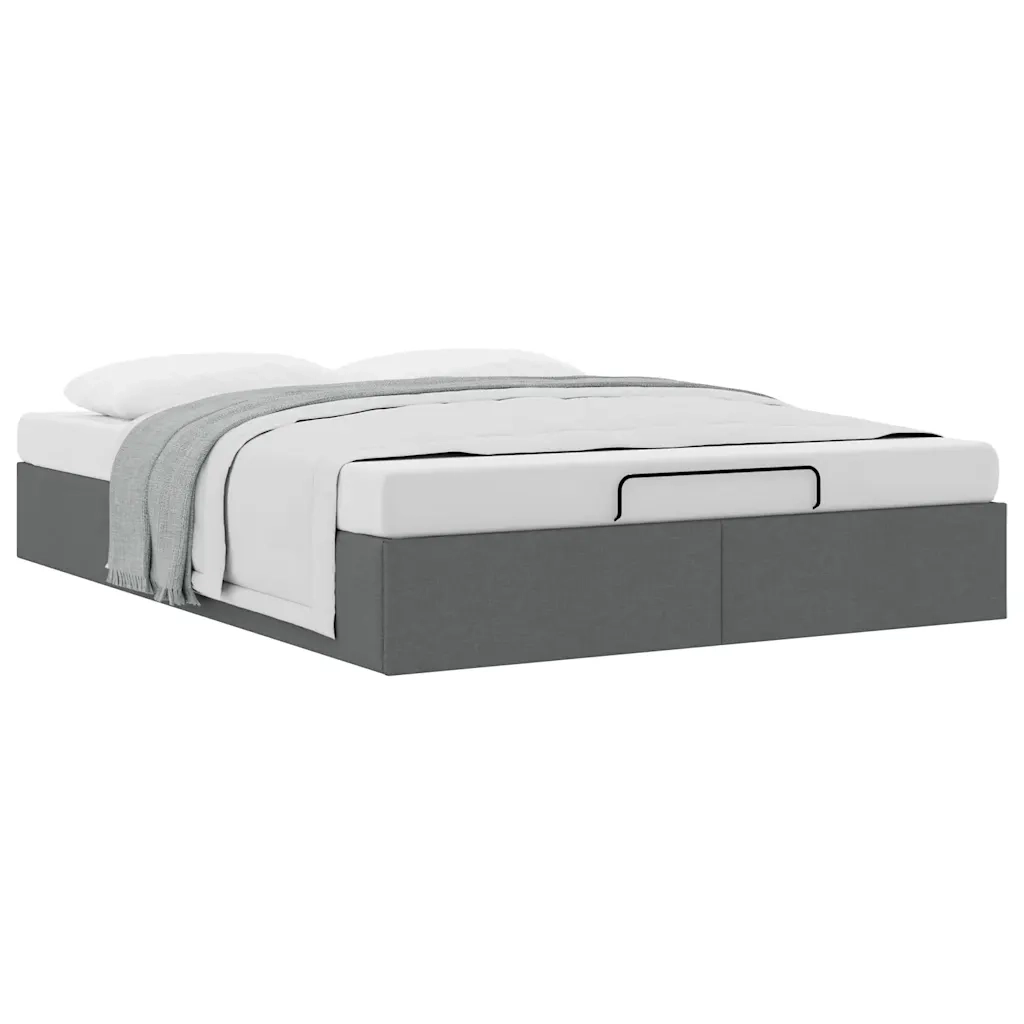 Struttura Letto Pouf senza Materasso 140x190 cm in Tessuto