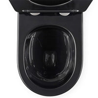 Vaso Wc Sospeso Rea Carlo Mini Tornado Black Gold Egde