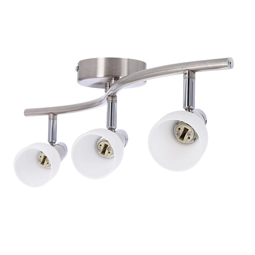 Plafoniera/Applique Candellux Selia 93-69993 3xG9 argento