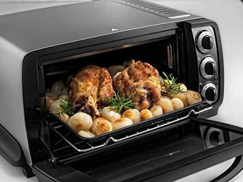 De'Longhi EO14902.S Sfornatutto Fornetto Elettrico Ventilato 14 L 1400 W 5 Funzioni Grill colore Argento
