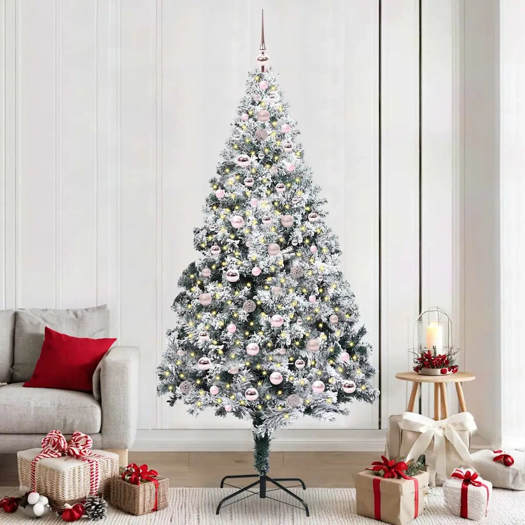 Albero di Natale | Decorazioni natalizie artificiale con 300 LED Bianco 240 cm