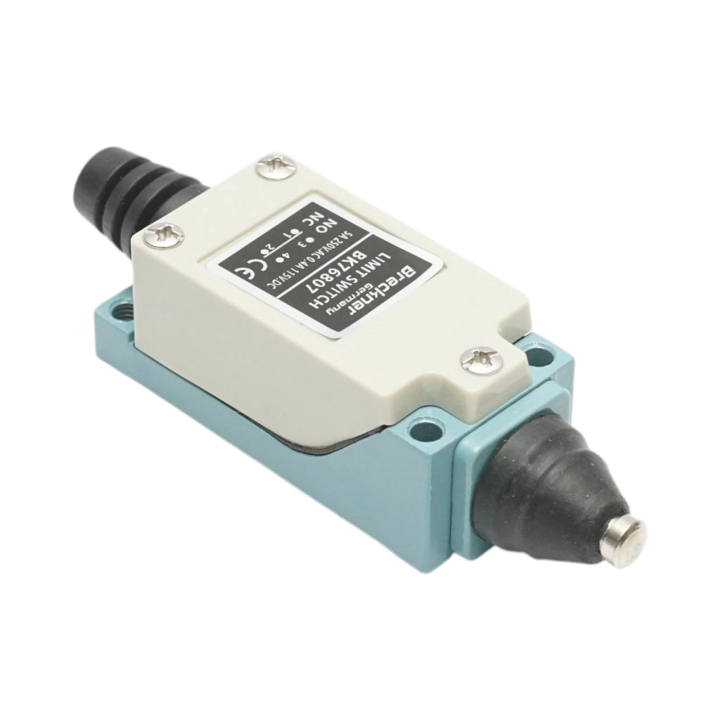Finecorsa con pulsante a pressione breve NO+NC 250V AC 5A/115V DC 0,4A Breckner Germany