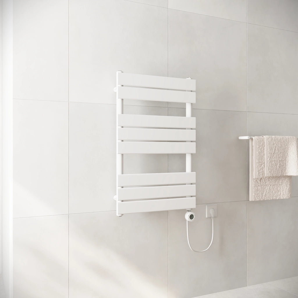 Termoarredo elettrico 800x500 bianco opaco interasse 450 | Andromeda