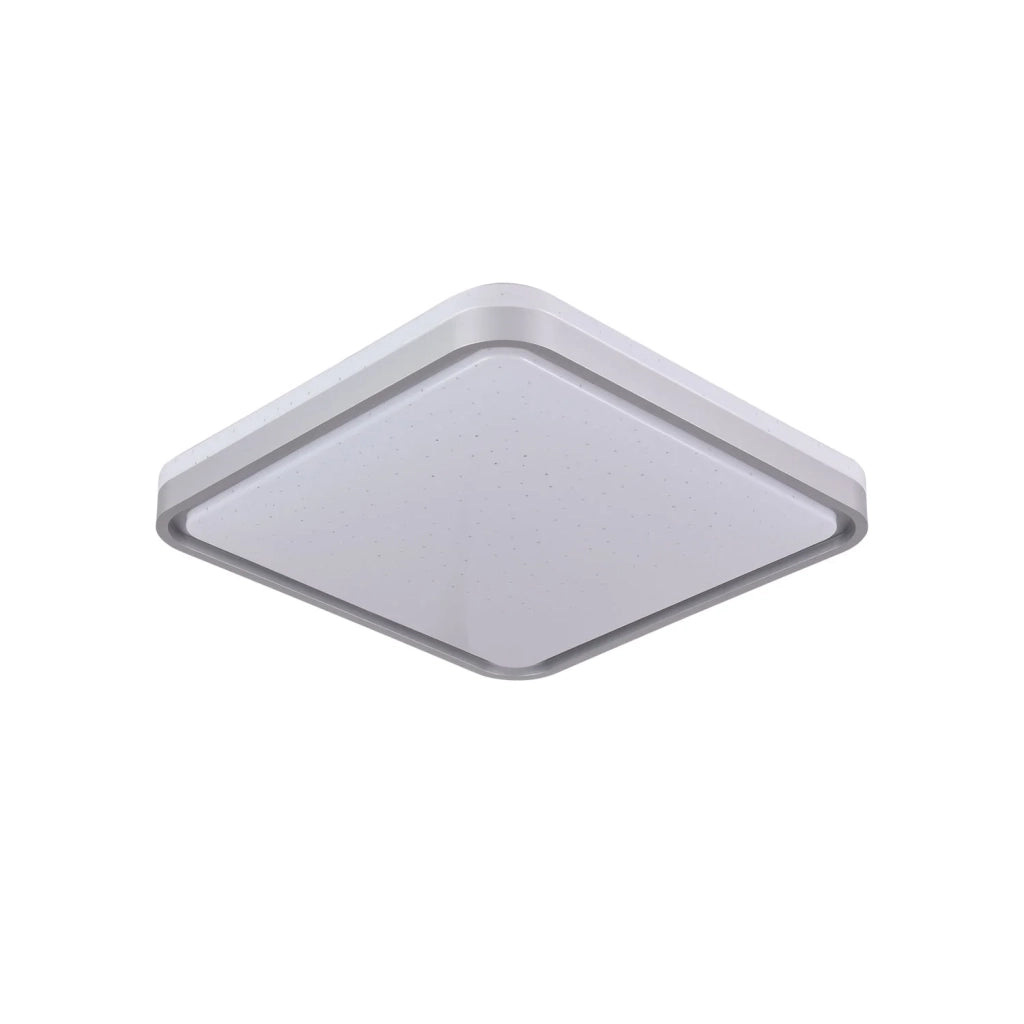 LÚZETE - PLAFÓN LED 58W PW LED REGULABLE BLANCO PLATA CUADRADO TELLUS
