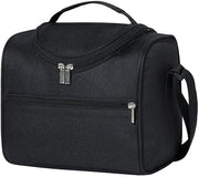 Borsa isolata - Borsa con manico e cinghia per spalla, impermeabile e facile da pulire, ideale per lavoro, scuola e picnic - 6L