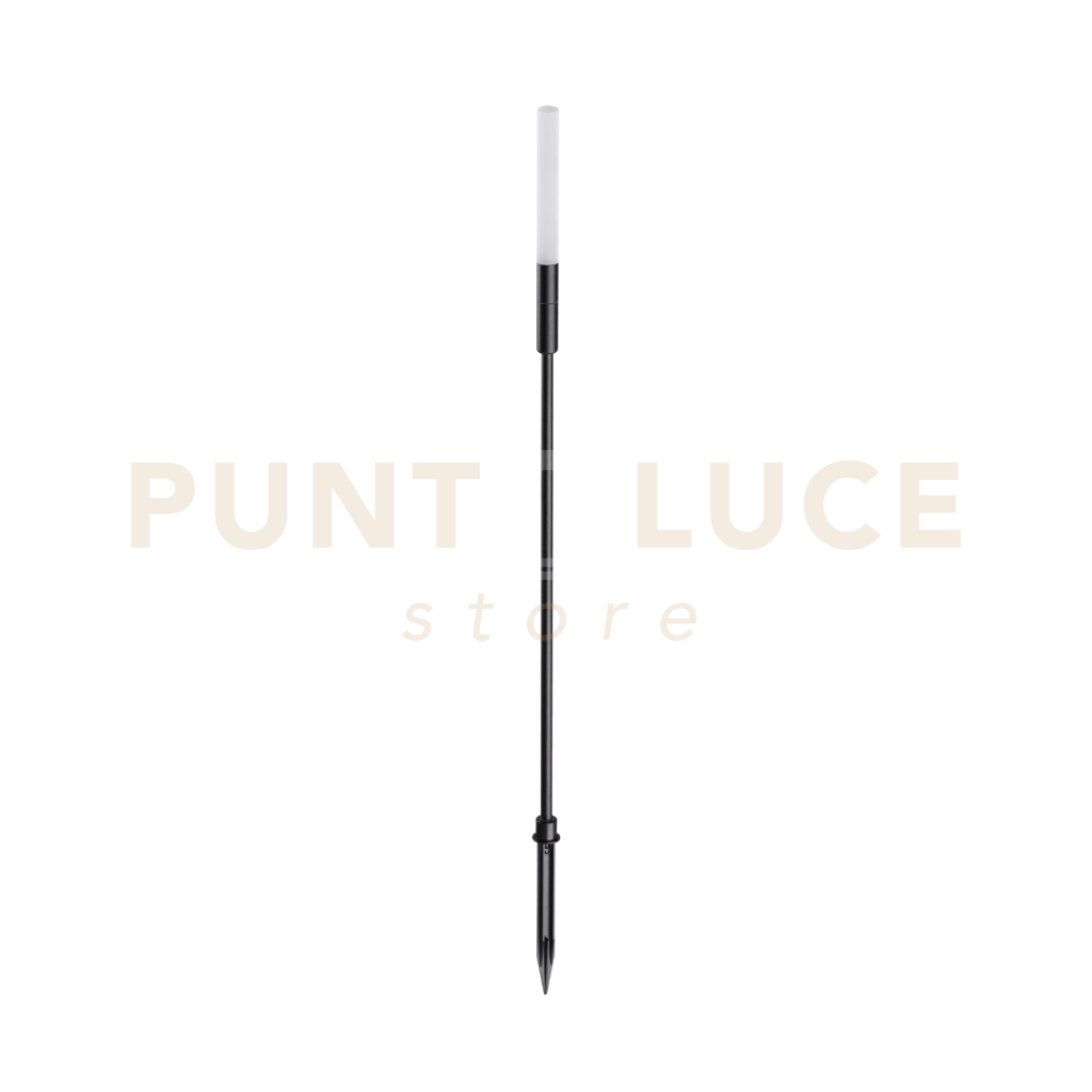 TWIGGY PALETTO CON PICCHETTO LED 3000K 1,5W  110 lm ALIMENTATORE DA ACQUISTARE SEPARATAMENTE 99CM NERO