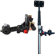 Adattatore di livello per fine regolazione - 360 gradi di rotazione - Clip di apertura regolabile - Nero - Supporto telescopico - Adatto per...