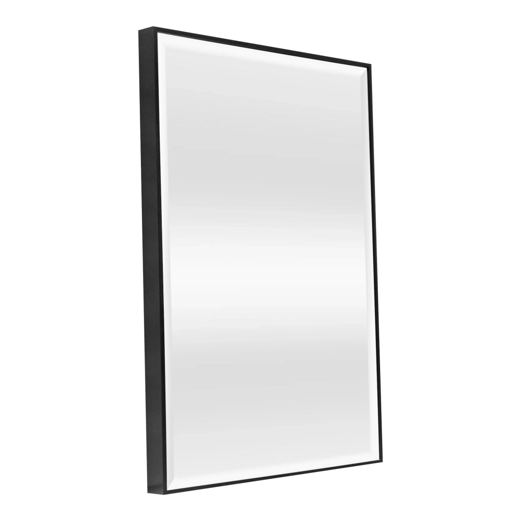 Specchio da parete rettangolare 72 x 52 cm nero 03_0007926