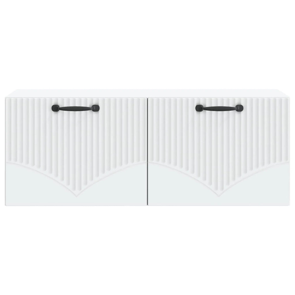 Mobile Porta TV da Muro Bianco 78,5 x 31 x 30 cm 899055