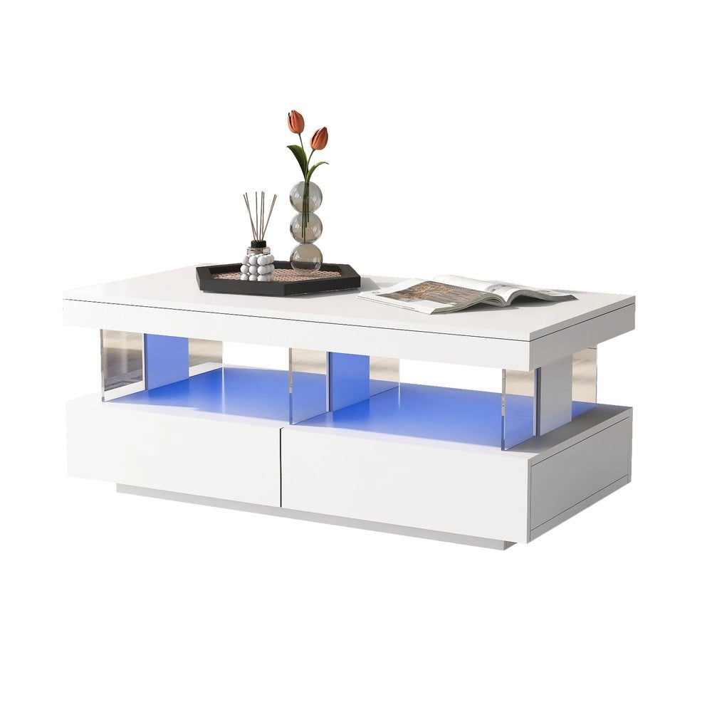 Tavolino da Caff¨¨ Moderno Lucido ¨C MINIMAL ¨C 100x60x49.5cm