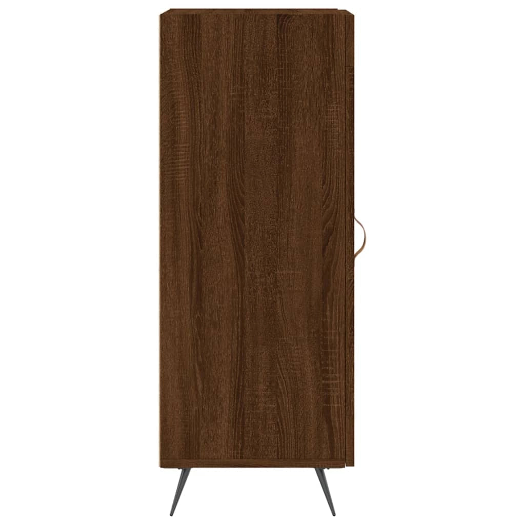 Buffet credenza cassettiera armadio mobile contenitore organizer per cucina soggiorno salotto 34,5 x 34 x 90 cm legno ingegnerizzato marrone 02_0031225