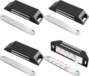 Set di rilevatori di porta magnetici da 4 - Magneti ad autoadesivo forti per armadi cucina e armadi vestiario