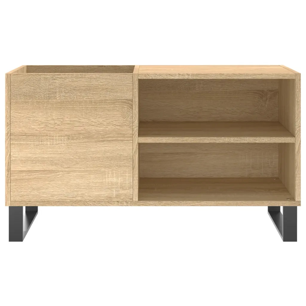 Mobile Porta Dischi Rovere Sonoma 85x38x48 cm Legno Multistrato 831711