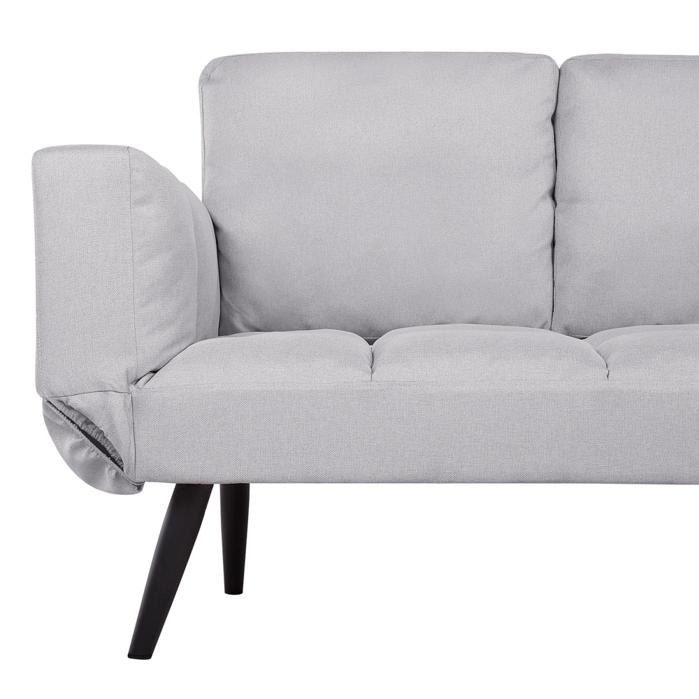 Divano Letto Bianco Divanetto Braccioli Regolabili Minimalista