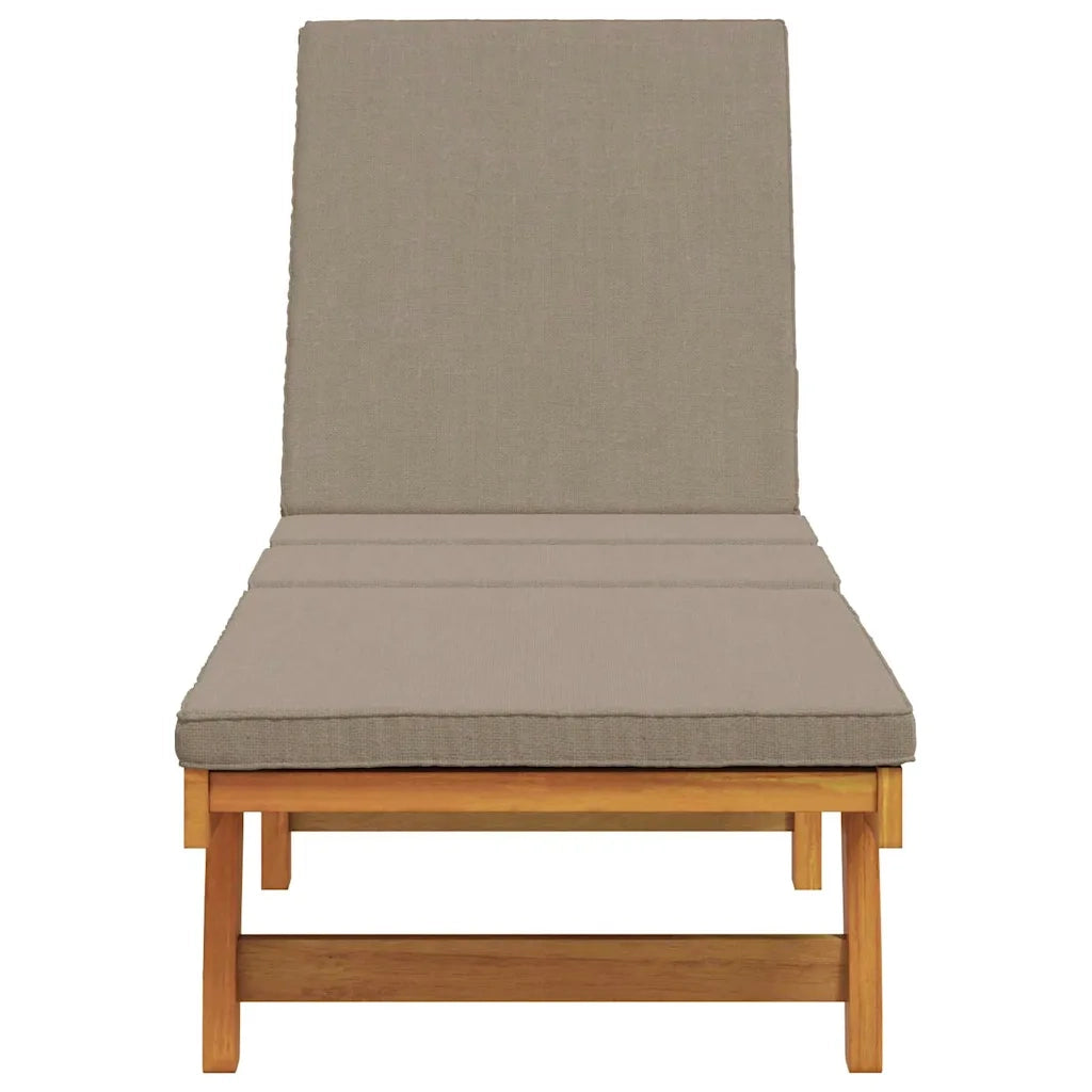 Lettino da sole Marrone 199 x 63 x 85 cm 4105538